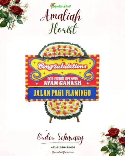 Bunga Papan Congratulation di Busungbiu